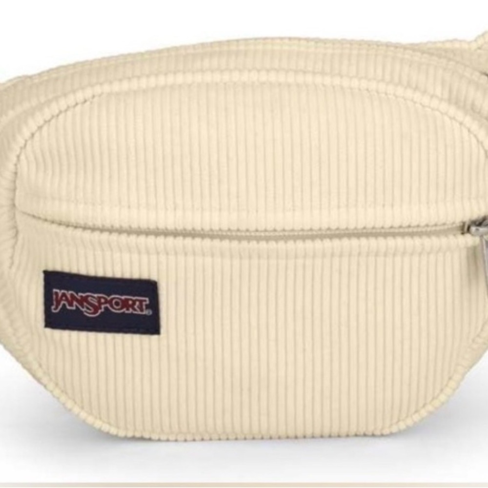 JanSport Cream Corduroy Waist Bag